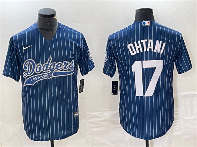 Men's Los Angeles Dodgers #17 Shohei Ohtani Navy Cool Base With Patch Stitched Baseball Jersey Men's Los Angeles Dodgers #17 Shohei Ohtani Navy Cool Base With Patch Stitched Baseball Jersey
